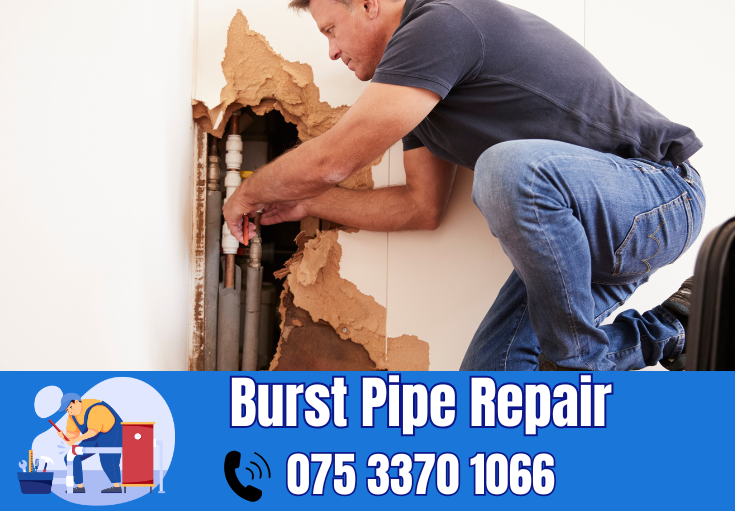 burst pipe repair Gravesham